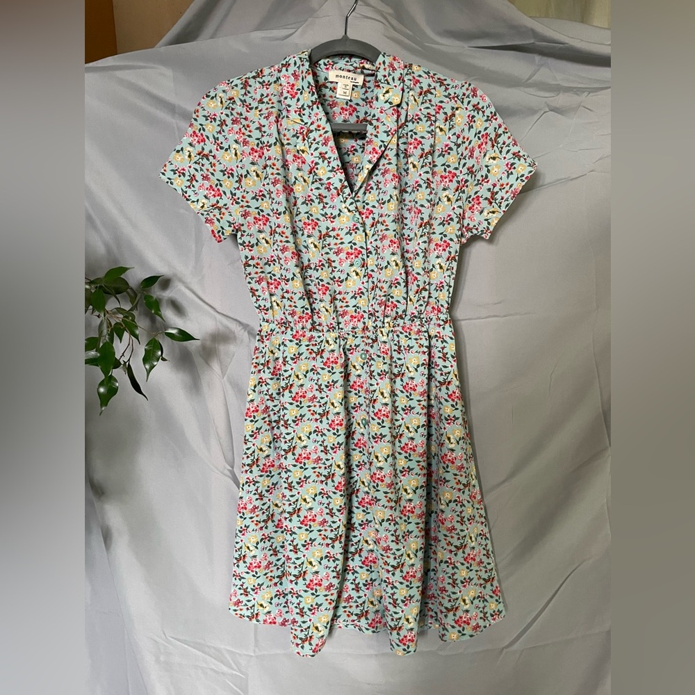 Floral Short Sleeve Dress